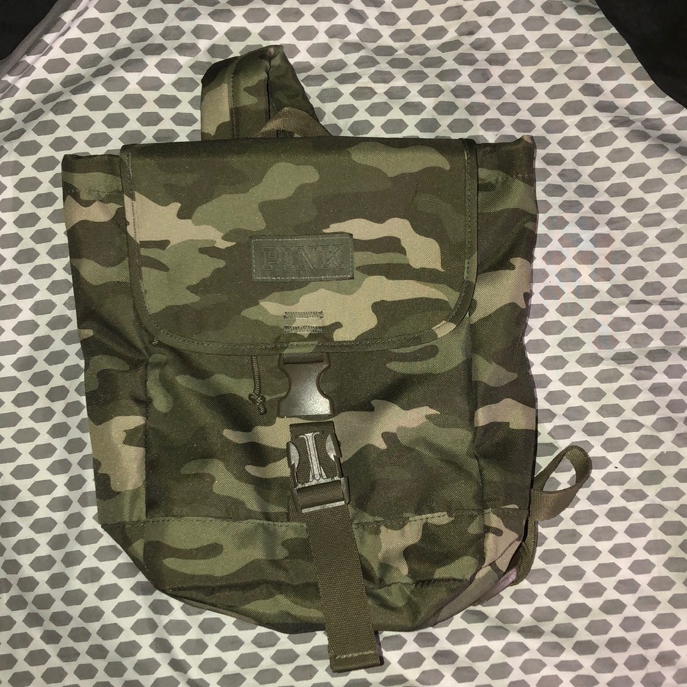 pink little carry backpack